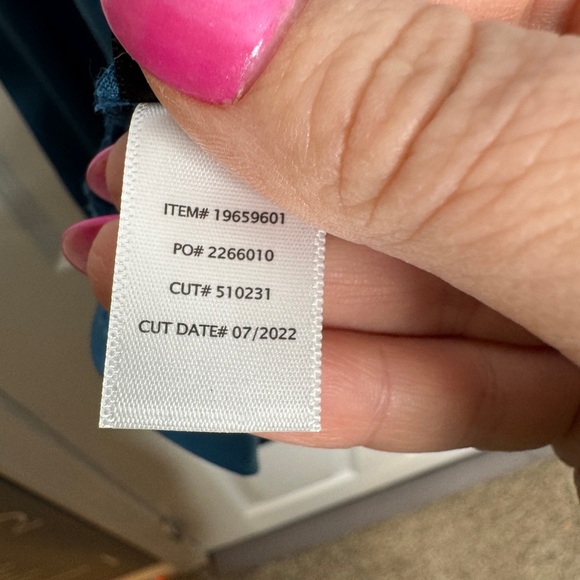 Torrid Women's Blouse with Shoulder Lace Panels in Teal Blue Size 4‎ (4x/26) NEW - Picture 5 of 10